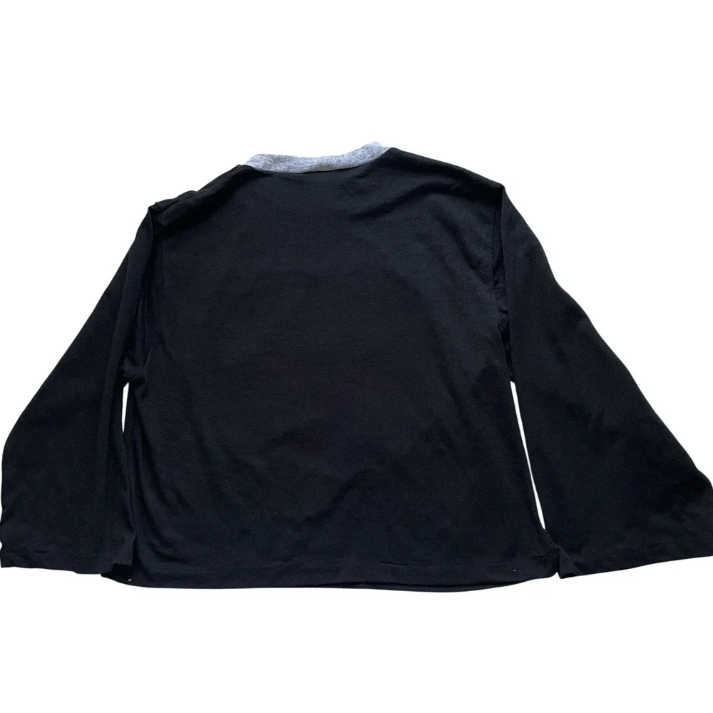 Vintage 90s Beverly Hills 90210‎ Black and Gray Pajama Set, L